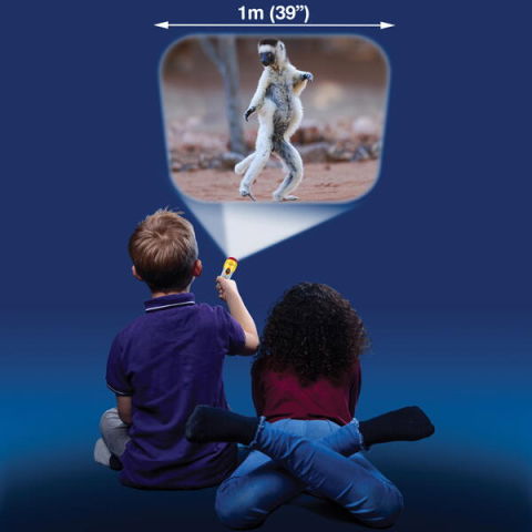 Jucarii dezvoltare imaginatie - Proiector tip lanterna - Distractie cu animalute