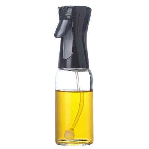 Import - Pulverizator pentru Ulei, Otet sau Alte Lichide, Flippy, Reincarcabil, Multifunctionale, Capacitatea 200 ml, Material Plastic, Culoare Negru