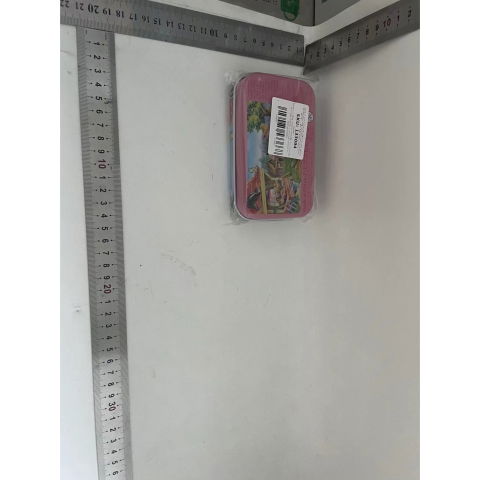 Jucarii educative - Puzzle 60 de Piese din Lemn in Cutie Metalica, Flippy, Model Cei Trei Purcelusi, Educativ, Dezvoltare Abilitati Cognitive, pentru Prescolari, 22.5x13.5 cm, Multicolor