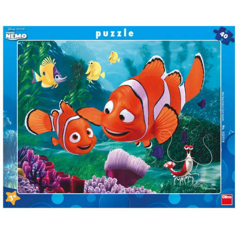 Puzzle-uri clasice - Puzzle - Aventurile lui Nemo (40 piese)