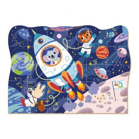 10 - 25 LEI - Puzzle - Calatorie prin spatiu (30 piese)