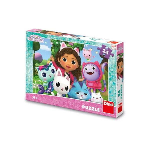 Puzzle-uri clasice - Puzzle - Casa de papusi a lui Gabby (24 piese)