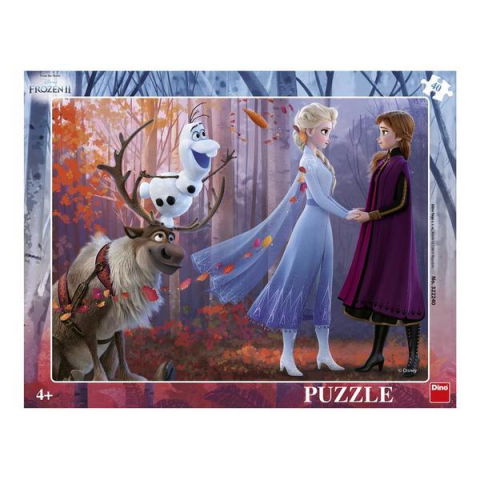 Puzzle-uri clasice - Puzzle cu rama - Frozen II (40 piese)