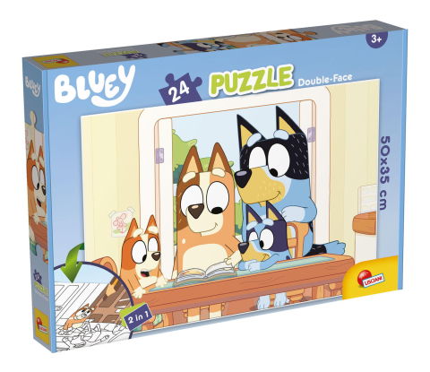 Puzzle-uri educative - Puzzle de colorat - Bluey (24 de piese)