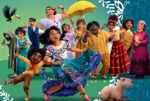 Puzzle-uri clasice - Puzzle de colorat - Encanto (2 x 60 piese)