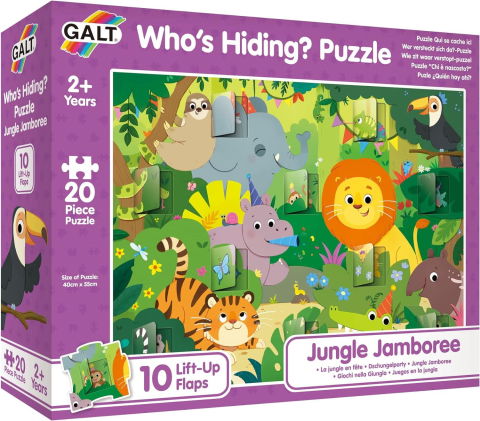 Puzzle-uri clasice - Puzzle deschide ferestrele - Jungla ( 20 piese)
