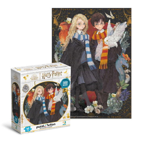 Puzzle-uri clasice - Puzzle Harry Potter - Luna si Harry (300 piese)