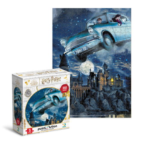 Puzzle-uri clasice - Puzzle Harry Potter - Masinuta zburatoare (350 piese)