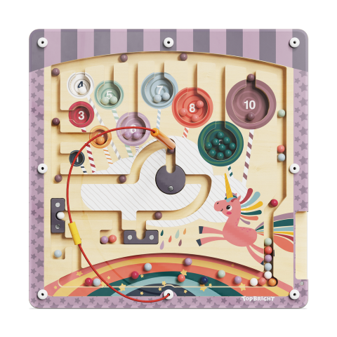 Puzzle-uri educative - Puzzle labirint - Cursa unicornului fantastic