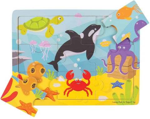 Puzzle din lemn - Puzzle - Lumea acvatica