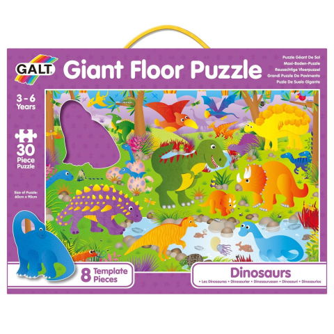 Puzzle-uri clasice - Puzzle Podea: Dinozauri (30 piese)