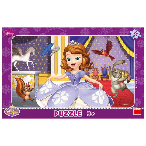 Puzzle-uri clasice - Puzzle - Printesa Sofia (15 piese)