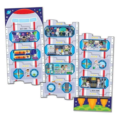 Puzzle-uri clasice - Puzzle vertical - Nava spatiala (12 piese)