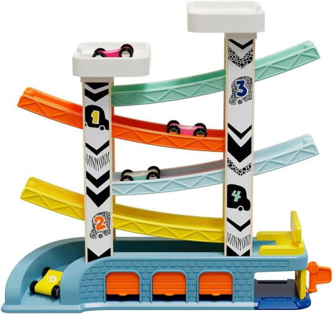 Masinute - Rampa cu 4 masinute de curse