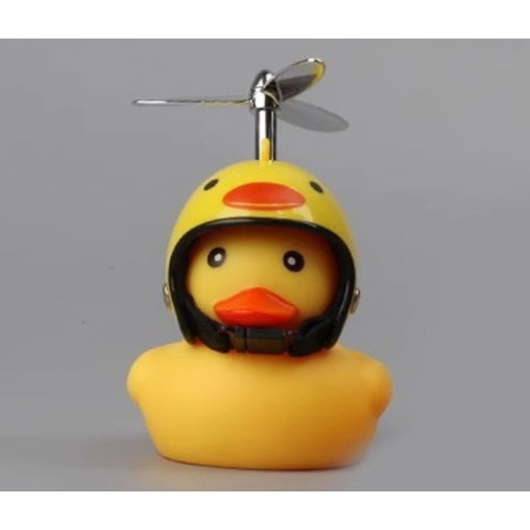 Best deals - Ratusca Decorativa, Flippy, pentru Bicicleta, Motocicleta, Masina, cu Sistem de Prindere, Lumini, 7.5 x 9 cm, cu Casca, Galben