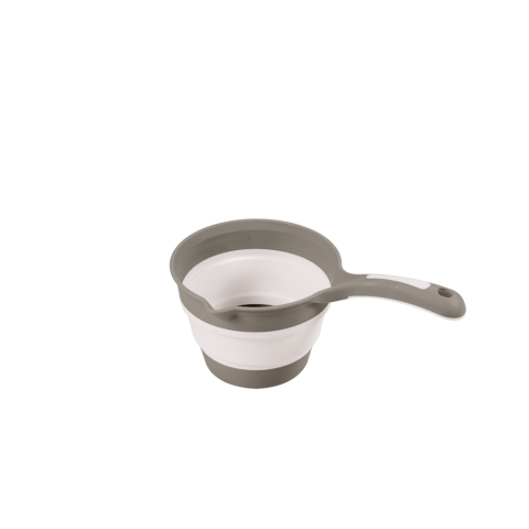 10 - 25 LEI - Recipient pliabil cu maner pentru baie - Gri