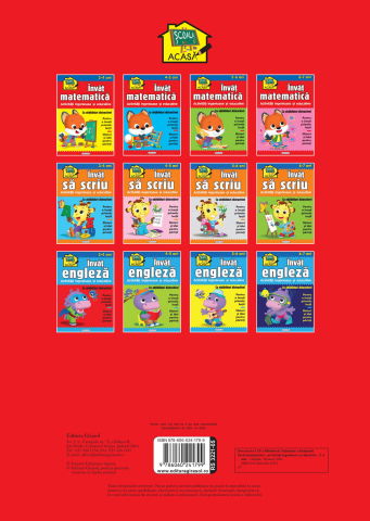 10 - 25 LEI - Scoala acasa - Invat matematica 3-4 ani