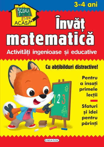 10 - 25 LEI - Scoala acasa - Invat matematica 3-4 ani