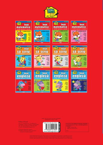 10 - 25 LEI - Scoala acasa - Invat matematica 4-5 ani