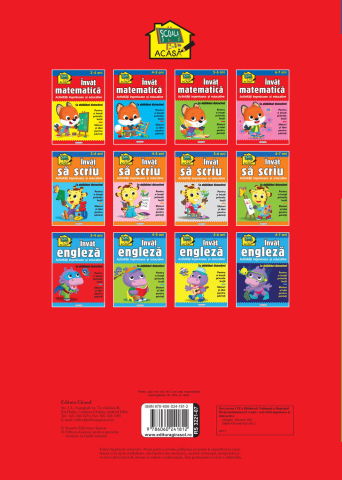 10 - 25 LEI - Scoala acasa - Invat matematica 5-6 ani