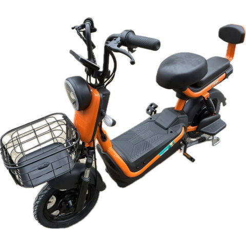 Import - Scuter Electric KG, Saige, Fara Permis, Motor 500W, Baterie 48V20Ah, Autonomie 60km, 153x40x85 cm, Viteza Maxima 25km/h, Portocaliu