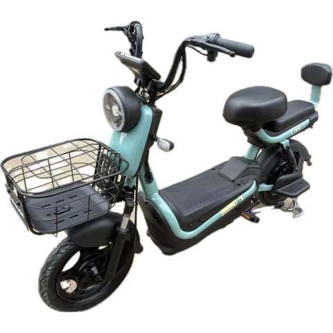 Import - Scuter Electric KG, Saige, Fara Permis, Motor 500W, Baterie 48V20Ah, Autonomie 60km, 153x40x85 cm, Viteza Maxima 25km/h, Verde