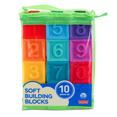 Seturi de construit - Set 10 cuburi senzoriale moi