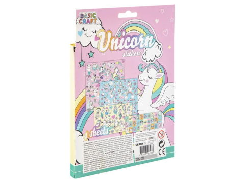 10 - 25 LEI - Set 100 abtibilduri cu unicorni