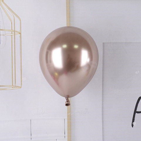 Best deals - Set 12 Baloane, Flippy, din Latex Chrome, 25 cm, Sampanie