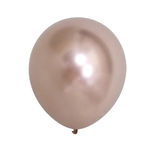 Best deals - Set 12 Baloane, Flippy, din Latex Chrome, 25 cm, Sampanie