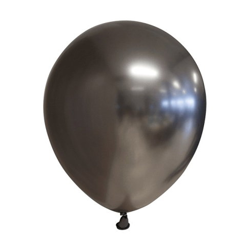 Best deals - Set 12 Baloane, Flippy, din Latex Chrome, 30 cm, Negru
