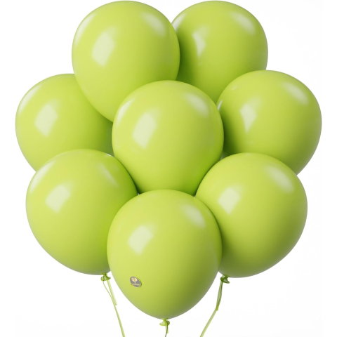 Best deals - Set 12 Baloane, Flippy, din Latex Standard, 25 cm, Verde Lime