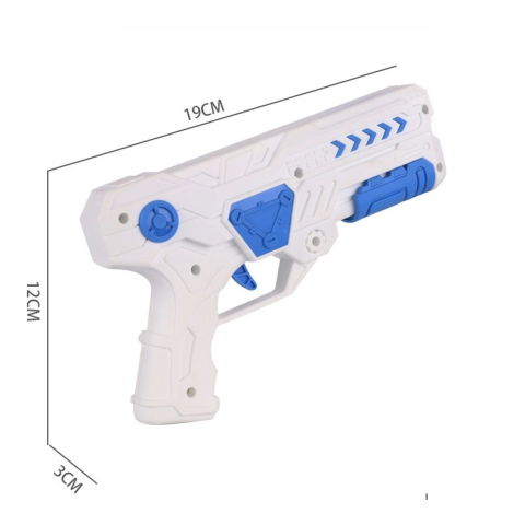 Jucarii interactive - Set 2 Piese Jucarie Interactiva, Flippy, Pistol de Catapultare + Zmeu, din Plastic si Panza, +8 Ani, Impermeabil, Model Dragon cu Flacari, Multicolor