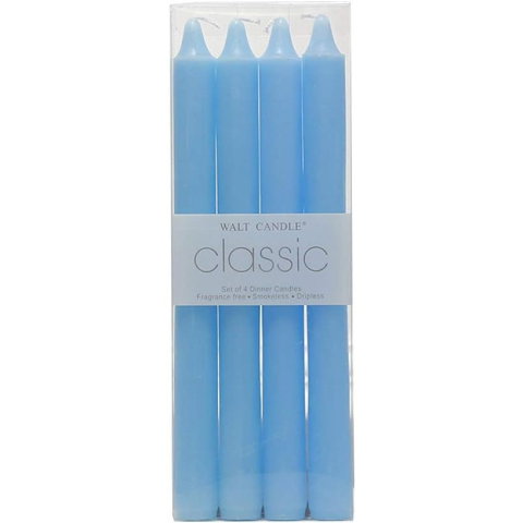 Best deals - Set 4 Lumanari, Flippy, pentru Suport de Masa, Fara Miros si Fum, din Parafina, 2.2 x 25 cm, Albastru