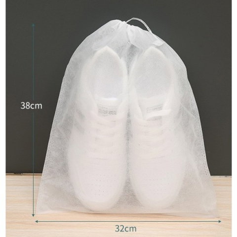 Best deals - Set 50 de Saci de Depozitare Incaltaminte, Flippy, de Protectie, pentru Voiaj, Netesut, Rezistenti la Praf, Protectie Solara, Anti-Ingalbenire, 38x32