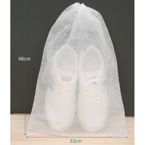 Import - Set 50 de Saci de Depozitare Incaltaminte, Flippy, de Protectie, pentru Voiaj, Netesut, Rezistenti la Praf, Protectie Solara, Anti-Ingalbenire, 48x32