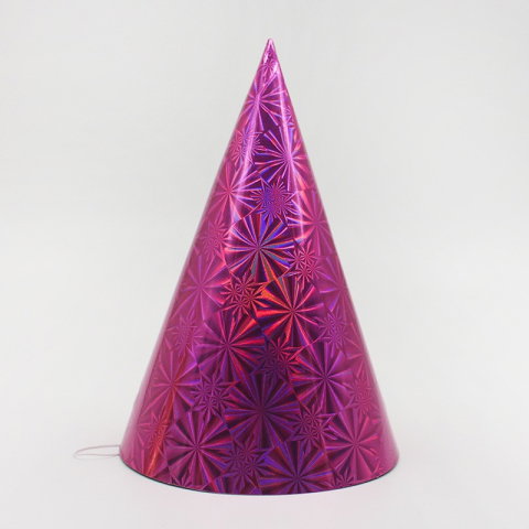 Import - Set 6 Coifuri Metalizate, Flippy, pentru Petrecere, Tematica Aniversare, Roz