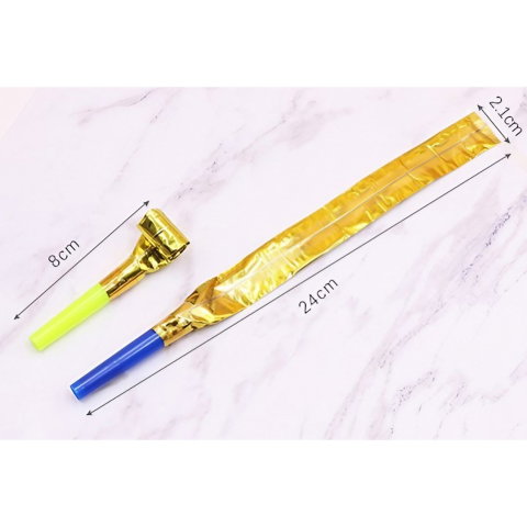 Import - Set 6 Suflatori, Flippy, pentru Petrecere, Tematica Aniversare, 8 cm, Multicolore