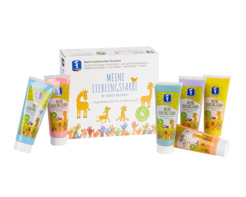 Desen si pictura - Set 6 tuburi vopsea pictura cu degetele - Pastel