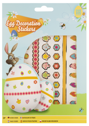 0 - 10 LEI - Set abtibilduri decorative oua Paste - Model 1