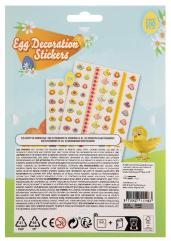 0 - 10 LEI - Set abtibilduri decorative oua Paste - Model 1