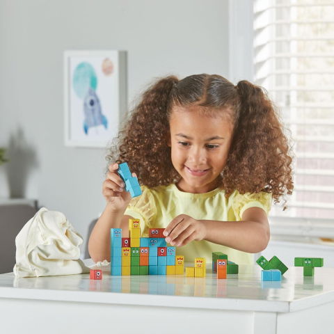 Seturi de construit - Set activitati cu cuburi din lemn - Numberblocks®
