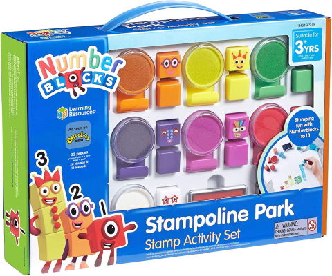 Jucarii arta si creativitate - Set activitati cu stampile - Numberblocks