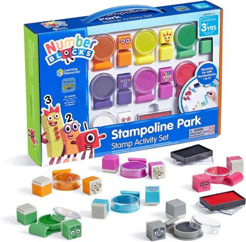 Jucarii arta si creativitate - Set activitati cu stampile - Numberblocks