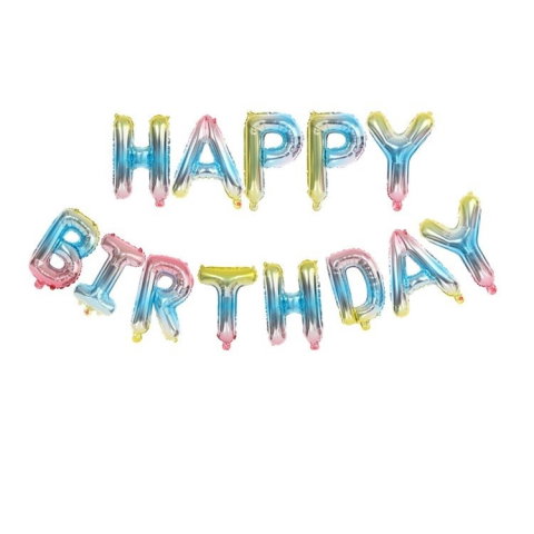 TeoMarket - Set baloane folie Flippy, Happy Birthday, 40 cm, multicolor