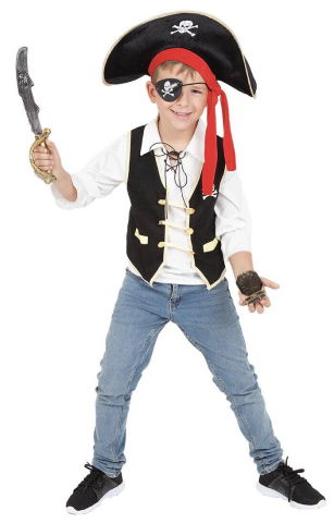 Costume de carnaval - Set bluza & accesorii - Pirat