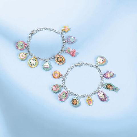 Jucarii arta si creativitate - Set bratari cu pandantive - Gabby's Dollhouse