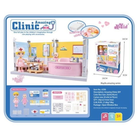 Import - Set cabinet medical cu instrumente, Jucarii pentru copii, Flippy