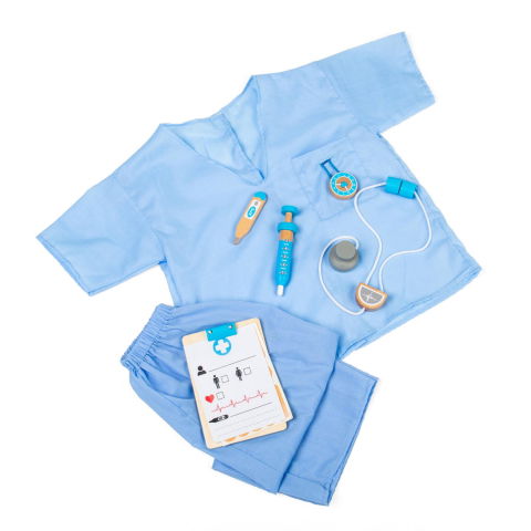 Jocuri de rol - Set costum si accesorii doctor pentru copii