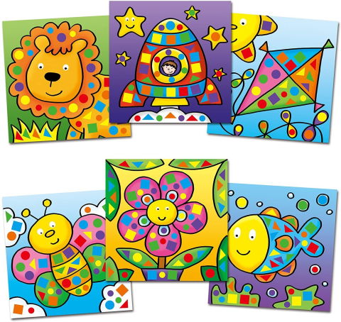 Jucarii arta si creativitate - Set creativ - Primul meu mozaic